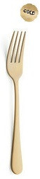 [Gold GD fourch] 10x - Fourchette GOLD - Inox