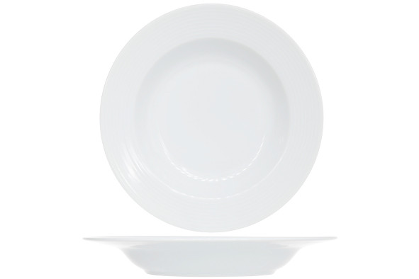 [Berlin22 creuse] 10x - 22cm - Potage - Assiette Berlin - assiette à soupe - blanche