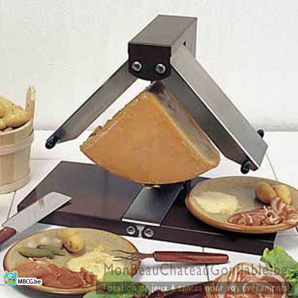 Appareil raclette traditionnel Breziere 1/4 de roue - 1 à 4 pers. - location