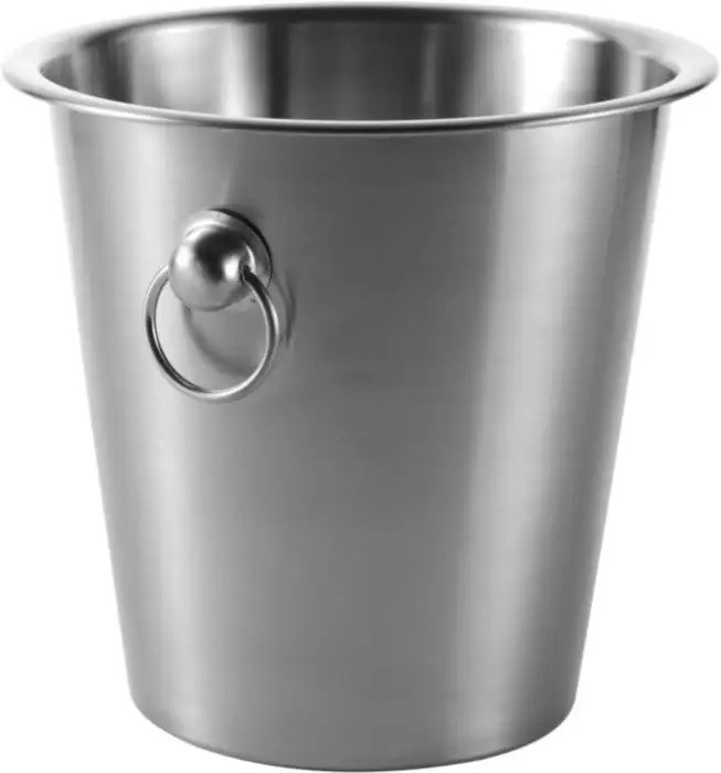 Seau à champagne - inox - location