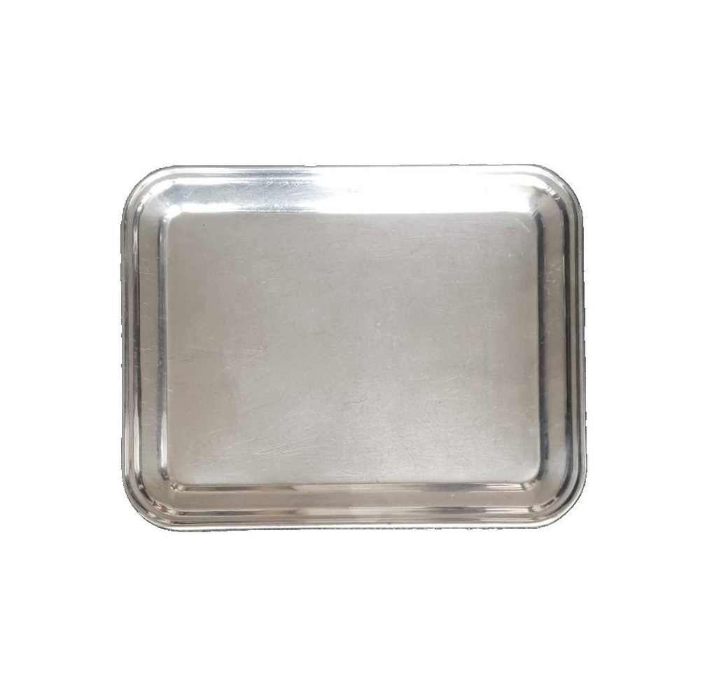 [GD Plat rect inox] Plateau - rectangulaire -  Inox - location à la pièce
