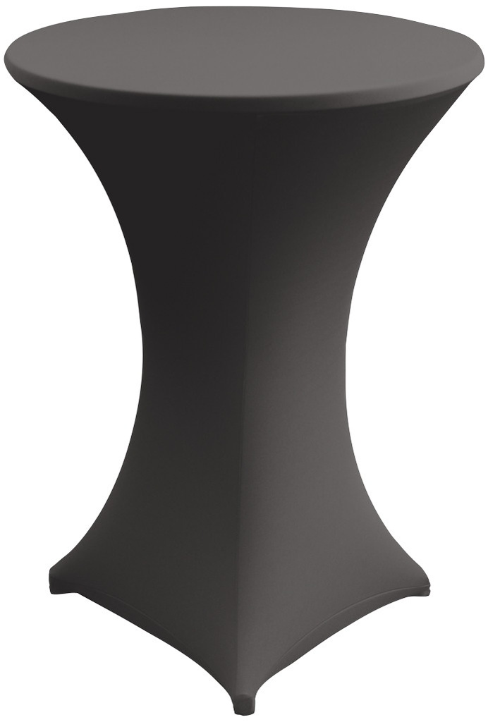 Nappe Grise Stretch pour table de bar haute / MD - location