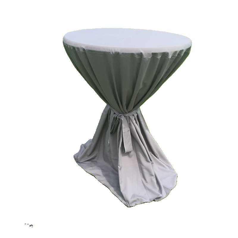 Nappe Grise Ample pour table de bar haute / MD - location