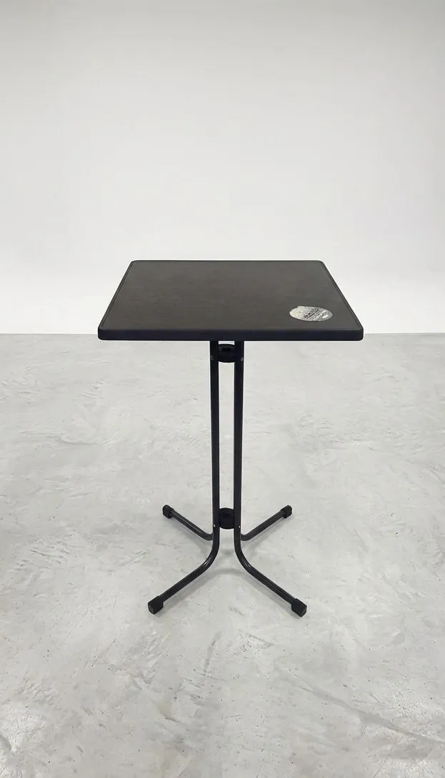 Table haute - Mange debout - plateau carré - pliable - location