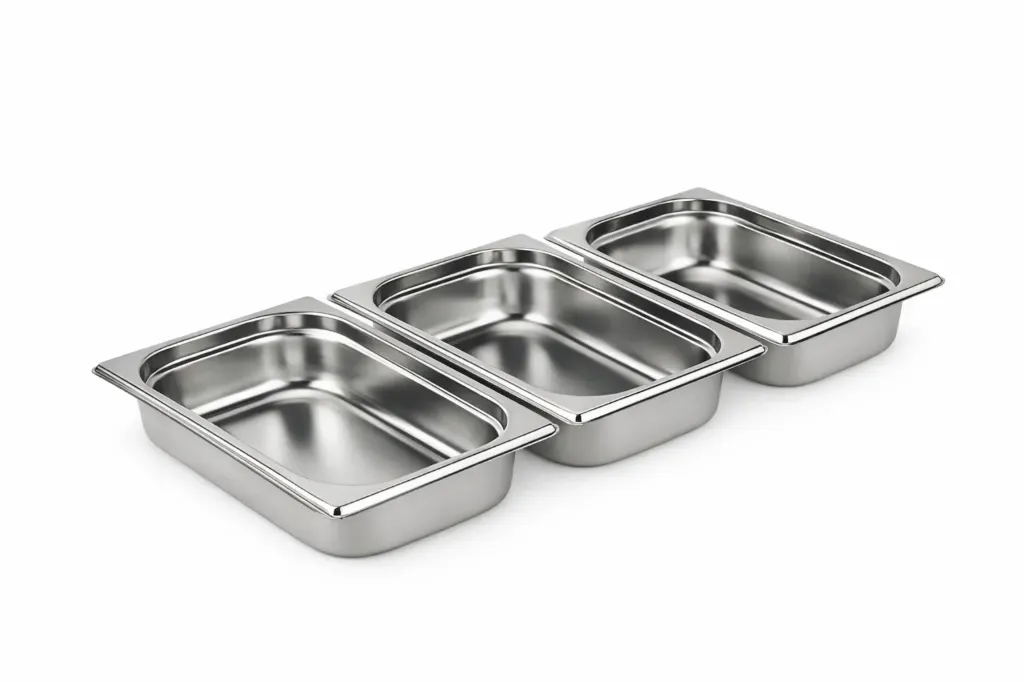 [Bac 1/3 (lot de 3)] 3x Bacs Gastro 1/3 pour Bain-Marie autonome - location